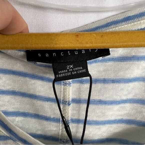 SANCTUARY Alma Scoop Tee Short Sleeve NWT in 2X - Picture 2 of 5